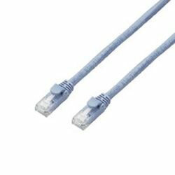 【P5E】エレコム LANケーブル CAT6A対応 90m 爪折レ防止 簡易パッケージ ヨリ線 ブルー(LD-GPAT/BU90/RS) メーカー在庫品
