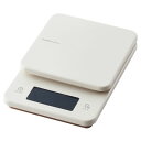エレコム ELECOM キッチンスケール デジタルスケール 計量器 ハカリ 最大3kg 0.5g単位 バックライト付キ アイボリー(HCS-KSA01IV) メーカー在庫品