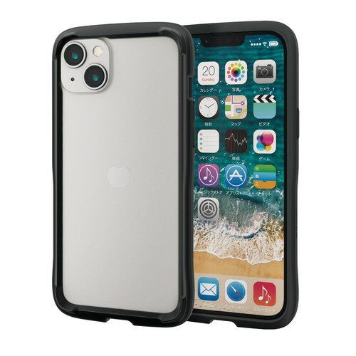 쥳 iPhone 14 Plus TOUGH SLIM LITE Хѡ ֥å(PM-A22BTSLBBK) ᡼߸