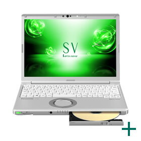 パナソニック Let’s note SV8 DIS専用モデル(Core i5-8265U/8GB/SSD256GB/SMD/W10P64/12.1WUXGA/LTE/電池S)(CF-SV8KF4VS) 目安在庫=○