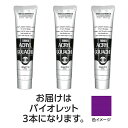 ターナー色彩 アクリルガッシュ 100ml 62バイオレット 3個(TURNER108604) 取り寄せ商品
