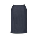 カーシーカシマ ENJOY セミタイトスカート 美スラッとSuits TREVIRA STRIPE ネイビー 5号 EAS476(68-0879-67) 取り寄せ商品