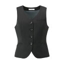 カーシーカシマ ENJOY ベスト HIGH STRETCH WOOL ブラック 5号 EAV712(68-0892-34) 取り寄せ商品