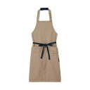 カーシーカシマ CAREAN エプロン BRIGHT TWILL STRETCH ベージュ M CAE164(68-0861-52) 取り寄せ商品