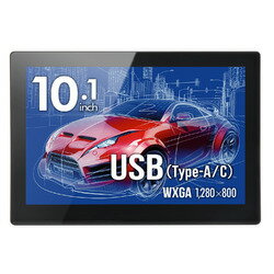 センチュリー 10.1インチマルチタッチ対応 USBモニター plus one Touch USB(LCD-10000UT2) 取り寄せ商品