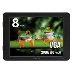 センチュリー CENTURY 8インチアナログRGBモニター plus one VGA(LCD-8000V4) メーカー在庫品