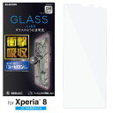 エレコム ELECOM PM-X8FLUP Xperia 8 液晶保護フィルム ユーピロン 目安在庫=△【期間数量限定】