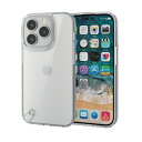 エレコム ELECOM iPhone14 Pro ケース カバー ハイブリッド 耐衝撃 衝撃吸収 背面ガラスマットクリア シルキークリア(PM-A22CHVCG1MCR) メーカー在庫品