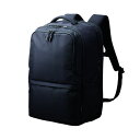 エレコム ELECOM リュック 大容量 気室拡張機能 27L(拡張時31L) 撥水加工 15.6インチ 収納可 ビジネスバッグ ブラック(BM-BPEPBK) メーカー在庫品