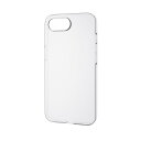 エレコム ELECOM iPhone 16e ケース ハード 超軽量 極薄 メタルステッカー付 クリア(PM-A25SPV06CR) メーカー在庫品