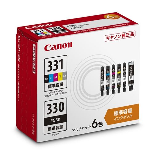 CANON 純正 インクタンク マルチパック PIXUS(ピクサス) 6色マルチパック BCI-331+330/6MP