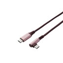 エレコム ELECOM エレコム ILMF Hi-Speed USBケーブル(USB Type-C - USB Type-C/認証品/L)(U2C-CCL20NPN-IL) メーカー在庫品