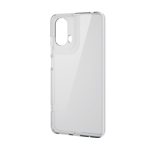 エレコム ELECOM motorola moto g24 ケース ハイブリッド カバー 衝撃吸収 カメラレンズ保護設計 ストラップホール付 クリア(PM-R241HVCKCR) メーカー在庫品