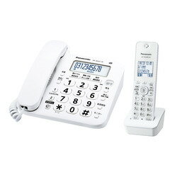 パナソニック VE-GD27DL-W コードレス電話機 子機1台付き ホワイト 目安在庫= 