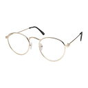 エニックス 老眼鏡に見えないクラシックなメガネ RESA リーディンググラス ボストンタイプ 【倍率2.0倍】 ゴールド ser-704-2(ser-704-2...