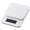 エレコム ELECOM キッチンスケール デジタルスケール 計量器 ハカリ 最大3kg 0.5g単位 バックライト付キ ホワイト(HCS-KSA02WH) メーカー在庫品