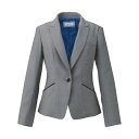 カーシーカシマ ENJOY ジャケット 美スラッとSuits COOL DOT グレー 5号 EAJ581(68-0870-88) 取り寄せ商品