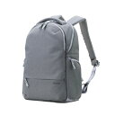 エレコム ELECOM リュック バックパック 17L 撥水加工 14インチノートPC A4サイズ グレー(BM-OFBPM01GY) メーカー在庫品