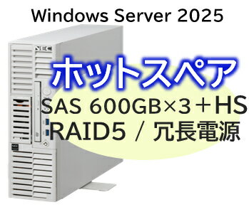 NEC 日本電気 Express5800/D/T110m-S(RAID5対応コントローラ搭載) Xeon 6333P 6C/32GB/SA(NP8100-3024Y..