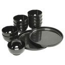 ラメ塗 丸盆&汁椀セット(K50706138) 取り寄せ商品