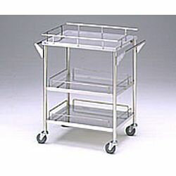 アズワン ステンレスパンチングワゴン (1台)(SS-3P) 取り寄せ商品