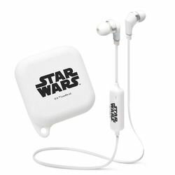 ワイヤレスイヤホン スターウォーズ イヤホン Bluetooth 4.1搭載 STAR WARS ディズニー シリコンポーチ ホワイト 無料 レターパック Premium Style PGA