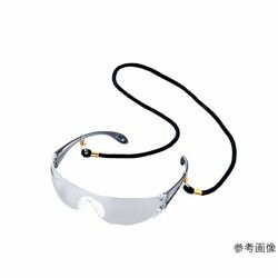 アズワン JIS軽量保護メガネ ストラップ付 (1個)(4562108508193) 目安在庫=△