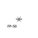 アズワン トルネード用撹拌羽根 タービン(ボス付き) (1個)(FP-50) 取り寄せ商品