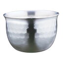 田辺金具 華 ぐいのみ 60ml 槌目 艶消し(シルバー)(TK-2754) 取り寄せ商品