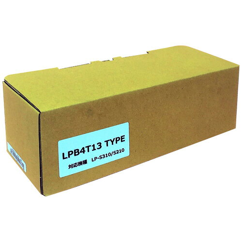トナーカートリッジ LPB4T13 汎用品 1個(LPB4T13ハンヨウヒン) 取り寄せ商品
