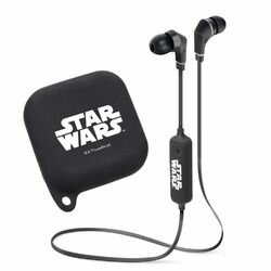 ワイヤレスイヤホン スターウォーズ イヤホン Bluetooth 4.1搭載 STAR WARS ディズニー シリコンポーチ ブラック 無料 レターパック