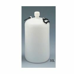 細口瓶（HDPE製） 30L 取手付 (1本)(4562470250065) 取り寄せ商品