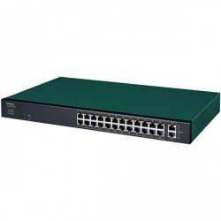 パナソニックLSネットワークス 26ポート PoE給電スイッチングハブ GA-AS24TPoE+ PN25248 単品購入のみ可（同一商品であれば複数購入可） クレジットカード決済 代金引換決済のみ