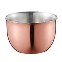 田辺金具 華 ぐいのみ 90ml 銅ミラー(ブロンズ)(TK-2457) 取り寄せ商品