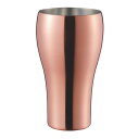 田辺金具 華 タンブラー 300ml 銅ミラー(ブロンズ)(TK-2488) 取り寄せ商品