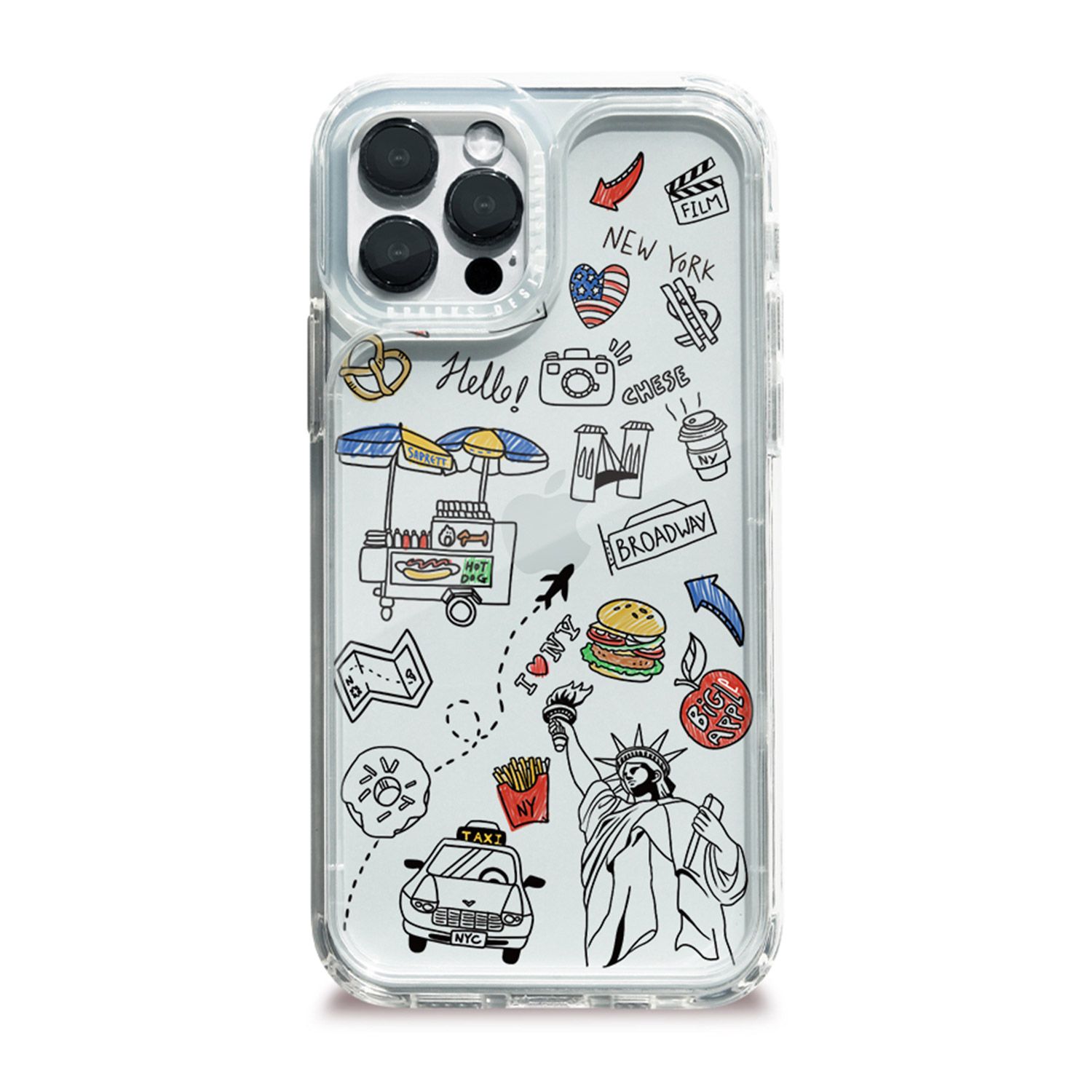 DPARKS iPhone 12/12Pro CLEAR COVER I LOVE NEWYORK(DS20578i12P) 目安在庫=△