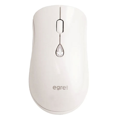 EGRET ワイヤレスジュエリーマウス 誕生月別の人口宝石ボタン 4月 ダイヤモンド(EM23-SJ-4) 取り寄せ商品