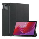 エムディーエス Lenovo Tab M11対応 フラップケース ブラック(MDS-HCLTM11FLBK) 取り寄せ商品