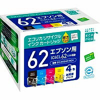 エコリカ ICC62互換 エコリカ リサイクルインク エプソン ブラック、シアン、マゼン(ECI-E624P/BOX) メーカー在庫品