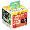 エコリカ BC-340互換 エコリカ リサイクルインク CANON ブラック(顔料) 残量検知非対(ECI-C340B-V) メーカー在庫品