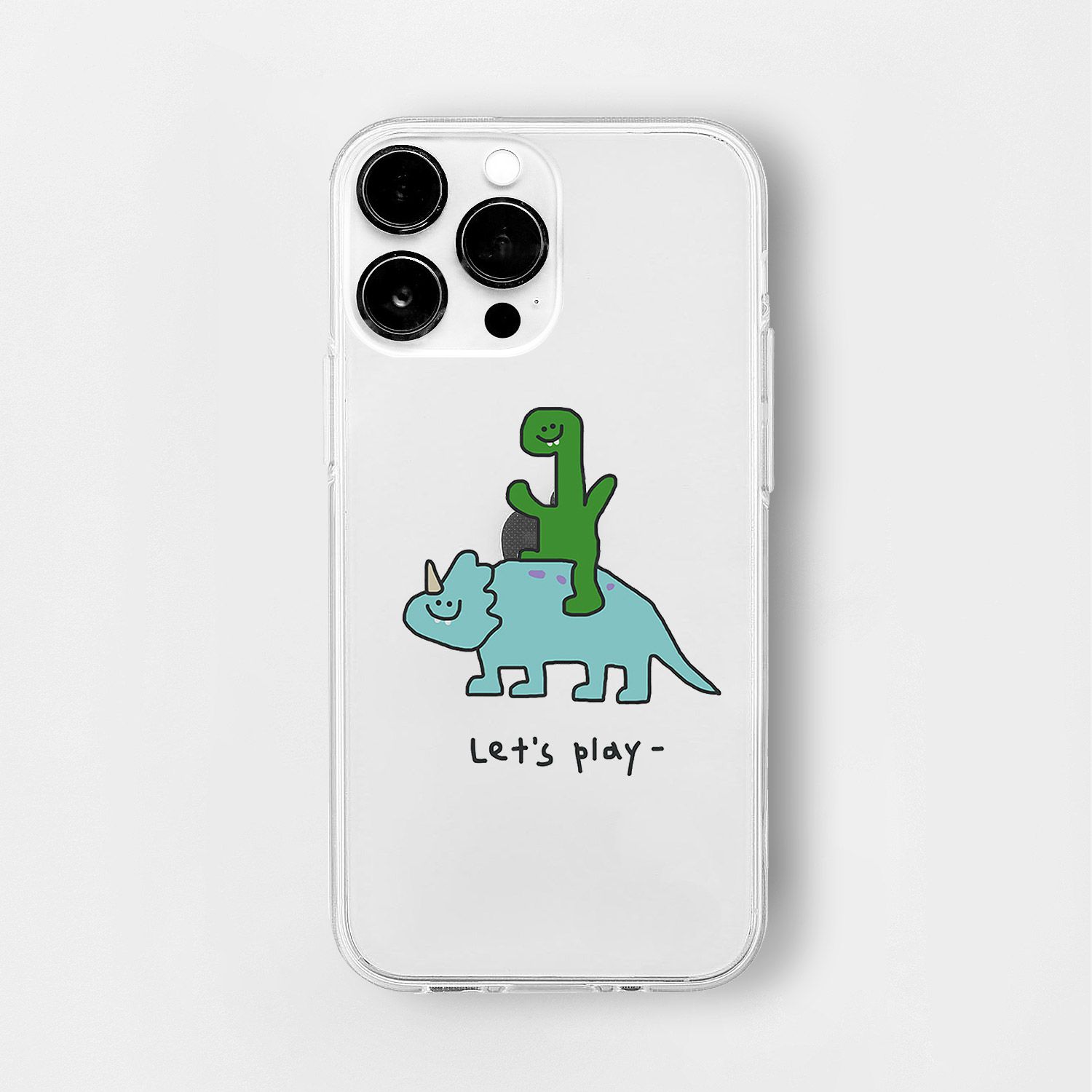 168cm ソフトクリアケース for iPhone 14 Pro Let’s play 背面カバー型(16823844i14P) 仕入先在庫品