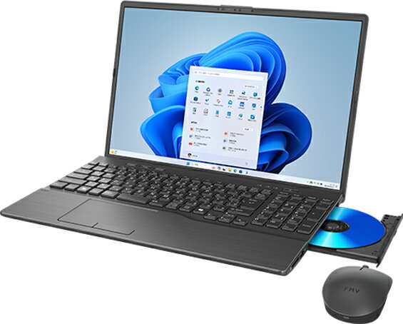 FUJITSU FMV A77-K3 ブラック (Ryzen 7 7735U/16GB/SSD・512GB/Blu-ray/Win11Home64(FMVA77K3BA) 目安..