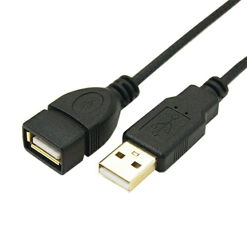 変換名人 極細USBケーブルAオス-Aメス 5m(USB2A-AB/CA500) 取り寄せ商品