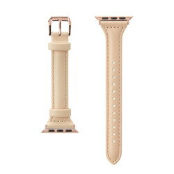 PGA ピージーエー 丈夫なPUレザー素材を使用したApple Watch 42/41/40/38mm用バンド(PG-AW41PU03BE) 取り寄せ商品