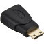 変換名人 HDMI(メス)→mini HDMI(オス)(HDMIB-MHDAG) 取り寄せ商品