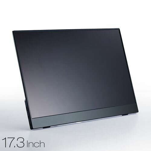 ユニーク 液晶ディスプレイ 17.3型/1920×1080/HDMI、USB Type-C/ブラック/スピーカ(UQ-PM173FHDNT-DS) 取り寄せ商品