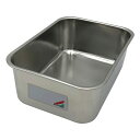 アズワン メモ付きステン深型バット(1.9L) 211×151×77mm (1個)(4580110242522) 目安在庫=△