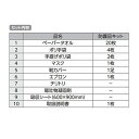 ナビス(アズワン) おうとくりん(嘔吐物処理キット) 防護品キット (1セット)(4580110264630) 目安在庫=○