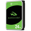Seagate Seagate BarraCuda 3.5 24TB 内蔵HDD メーカー2年保証 SATA 6.0Gb/s 512MB(ST24000DM001) 目安在庫=△