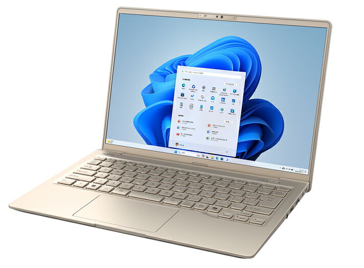 FUJITSU LIFEBOOK MH55/J3 ゴールド (AMD Ryzen 5 7520U/16GB/SSD・256GB/光学ドラ(FMVM55J3G) 取り寄せ商品